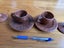 Two tiny tea cups with lids Carousel 1