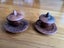 Two tiny tea cups with lids Carousel 2
