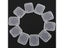 10PCS Portable Clear Memory Card Case For SD SDHC TF Cards Carousel 5