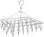 Stainless Steel Sock Dryer For Clothes Rack With 36 Clothespins Carousel 1