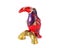 QIFU Parrot Bird Metal Figurine For Decorative Crafts Carousel 1