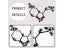 Flowers Metal Wall Art Serotonin Molecule Decor Black Art Metal Chemical Symbol Carousel 6