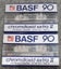 2 x BASF Chromdioxid II 90min Type II Blank Audio Cassette Tapes (Germany) Carousel 1