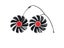 New 2pcs/set FDC10U12S9-C CF1010U12S 95mm RX590 RX580 GPU Video Card Cooler Fan Carousel 1