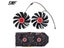 New 2pcs/set FDC10U12S9-C CF1010U12S 95mm RX590 RX580 GPU Video Card Cooler Fan Carousel 2