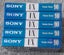5 X Sony Type II UX 90 min Blank Audio Cassette Tapes (Italy/sealed) Carousel 5