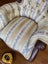 A 20th Century Solid Mahogany Frame Miniature Apprentice Button Back Arm Chair Carousel 15
