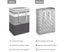 2-Pack Large Laundry Basket - 75L Waterproof, Freestanding, Collapsible Tall Carousel 3