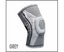 2Pcs Knee Brace Knee Compression Sleeve Sports Silicone Knee Support-Gray-XL Carousel 1