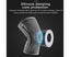 2Pcs Knee Brace Knee Compression Sleeve Sports Silicone Knee Support-Gray-XL Carousel 5