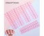 2Sets 120PCS Press On Nails Artificial Tips French White Line Nail Extension Carousel 2