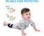 3 Pairs Baby Knee Pads for CrawlingKnee Pads for Baby Adjustable Protector fo Carousel 5
