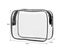 3 Pack Clear Toiletry Bag Quart Size Bag Travel Makeup Cosmetic Bag-Black Carousel 2