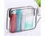 3 Pack Clear Toiletry Bag Quart Size Bag Travel Makeup Cosmetic Bag-Black Carousel 4