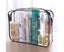 3 Pack Clear Toiletry Bag Quart Size Bag Travel Makeup Cosmetic Bag-Black Carousel 5