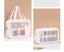 2Pcs PVC Cosmetic Bag Waterproof Makeup Travel Toiletry Bags White Carousel 4