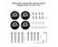 30 Pcs Luggage Repair Kit Replacement Wheels for Suitcases Tool Trolley Caste Carousel 6