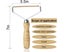 2pcs Portable Lint Remover, Double Sided Lint Rollers,Reusable Clothes Fuzz S Carousel 5