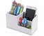 3 Compartment Desk Organizer - Office Multifunctional Stationery Holder Desk Carousel 1