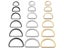 10pcs D-Shaped Buckle D Ring Alloy Metal Buckles For Shoes Bags Backpack DIY Carousel 3