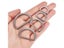 10pcs D-Shaped Buckle D Ring Alloy Metal Buckles For Shoes Bags Backpack DIY Carousel 4