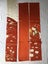 Vintage Japanese Fabric Decorative Silk Fabric Pieces X3 Carousel 11
