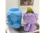 Cute Girl Flower Pot Silicone Mold DIY Sleeping Beauty Vase Storage Box Mould Carousel 5
