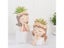 Cute Girl Flower Pot Silicone Mold DIY Sleeping Beauty Vase Storage Box Mould Carousel 7