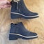 Toms “Maude” Grey Wedge Boots Size 37.5 US 7 Carousel 3