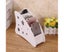 4 Compartments Remote Control Organizer,SourceTon White TV Remote Holder with Carousel 2