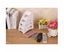 4 Compartments Remote Control Organizer,SourceTon White TV Remote Holder with Carousel 5