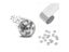 Self-Adhesive Mini Square Mirrors Mosaic Tiles Stickers For Bathroom DIY Home Carousel 4