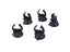 5Pcs Black Suction Cups LED Lights Heating Rods Clip For Aquarium Carousel 4