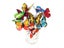 50Pcs 25x4cm Mini Butterfly Stakes Colorful Garden Butterflies For Outdoor Yard Carousel 4