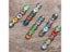 100pcs Gold Decor Round Glass Mosaic Crafts With Mixed Flower Pattern For DIY Carousel 5