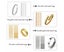 47pcs Ring Sizer Ring Size Adjuster Invisible Ring Spacers Spiral Wide Band F Carousel 6
