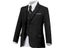 Boy's Blue Black Slim Fit Suit Set For Child Weddings Parties Carousel 7