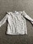 Gorgeous oatmeal ditsy floral 100% merino girls top sz2 Carousel 1