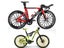 New Crazy Magic Finger Bike Alloy Bicycle Model 1 10 Bend Road Mini Racing Toy Carousel 5