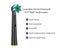 4PCS CrossAction Replacement Brush Heads For Oral B Trizone Triumph Vitality Carousel 3