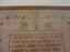 Friendship A Vintage Framed 1934 Cross Stich Carousel 7