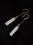 Rose Gold Plated Sterling Silver Hetian Jade Drop Earrings | Gift Boxed Carousel 2