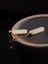 Rose Gold Plated Sterling Silver Hetian Jade Drop Earrings | Gift Boxed Carousel 7