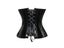 Black PVC Bustier Shiny PU Leather Steampunk Corset Body Shaper Women Sexy Carousel 7