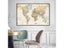 60 40cm Retro World Map Canvas Painting For School Decor Carousel 1