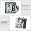 Large Screen Clock Thermometer Hygrometer Multifunction Household Carousel 5