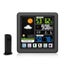Wireless Weather Clock Multifunctional Touch Screen Black Carousel 1
