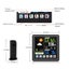 Wireless Weather Clock Multifunctional Touch Screen Black Carousel 3