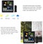 Wireless Weather Clock Multifunctional Touch Screen Black Carousel 7