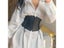 Fashion Punk Corset Wide Belts Women Slimming Body Elastic Bustier Waistband PU Carousel 5